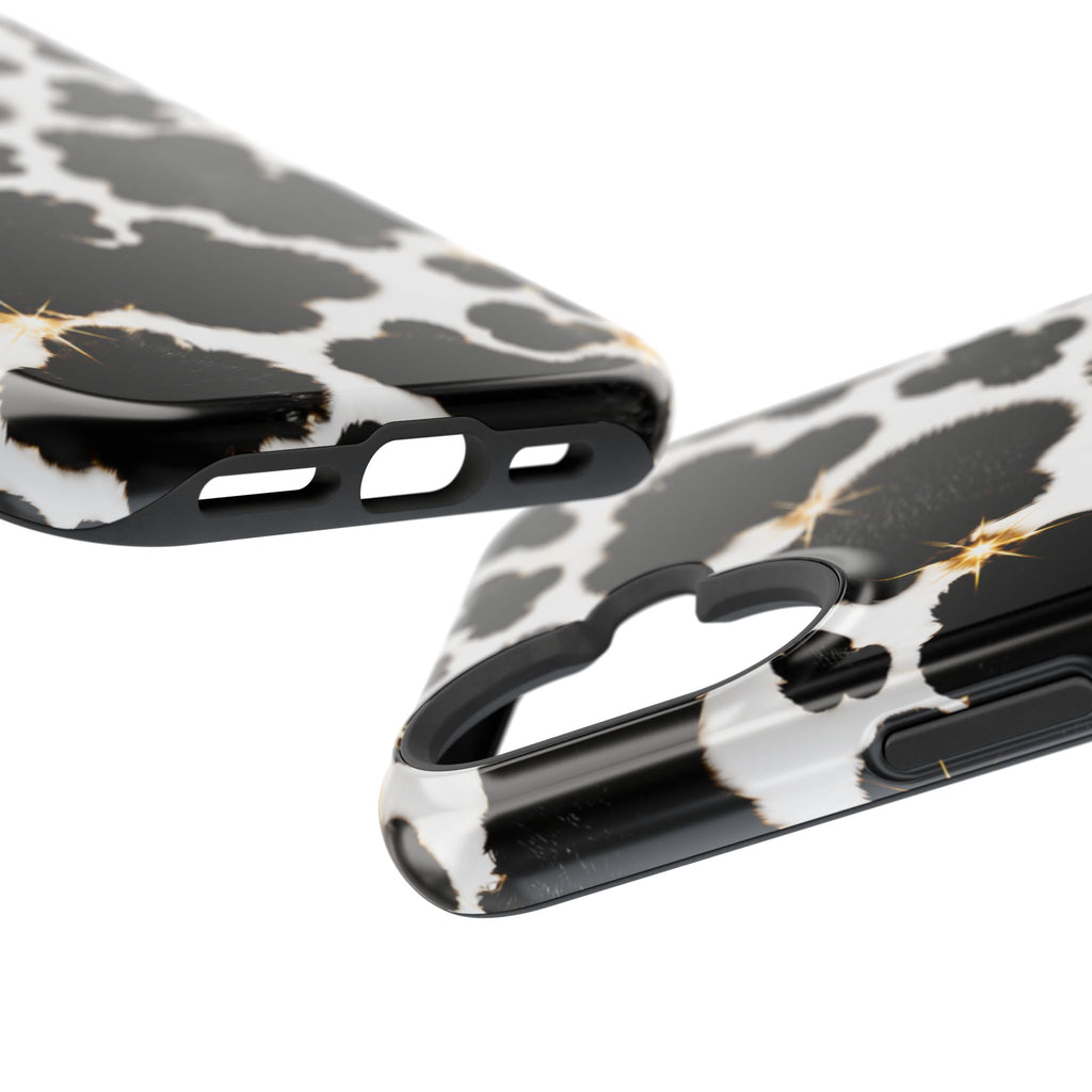 Cow Print Magnetic Impact-Resistant Phone Case