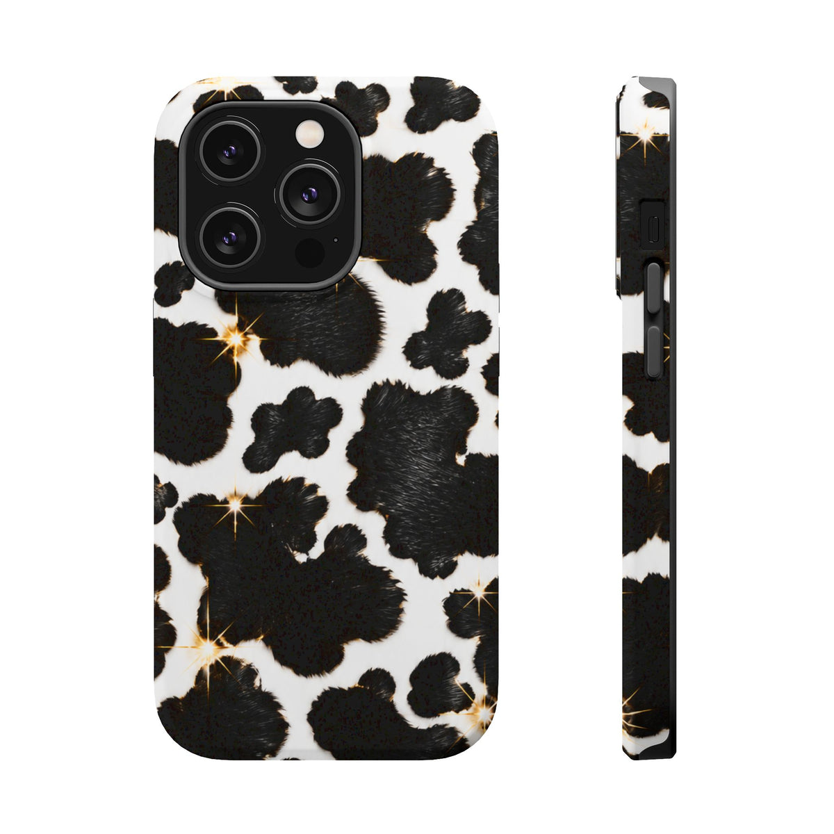 Cow Print Magnetic Impact-Resistant Phone Case
