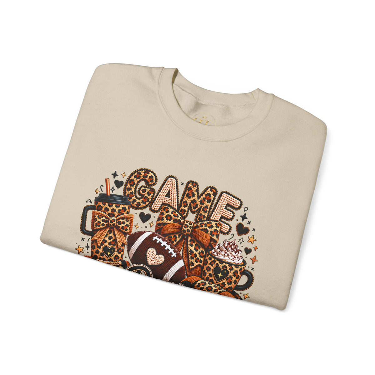 Crewneck Sweatshirt — Same Day Vibes Leopard Print Gift