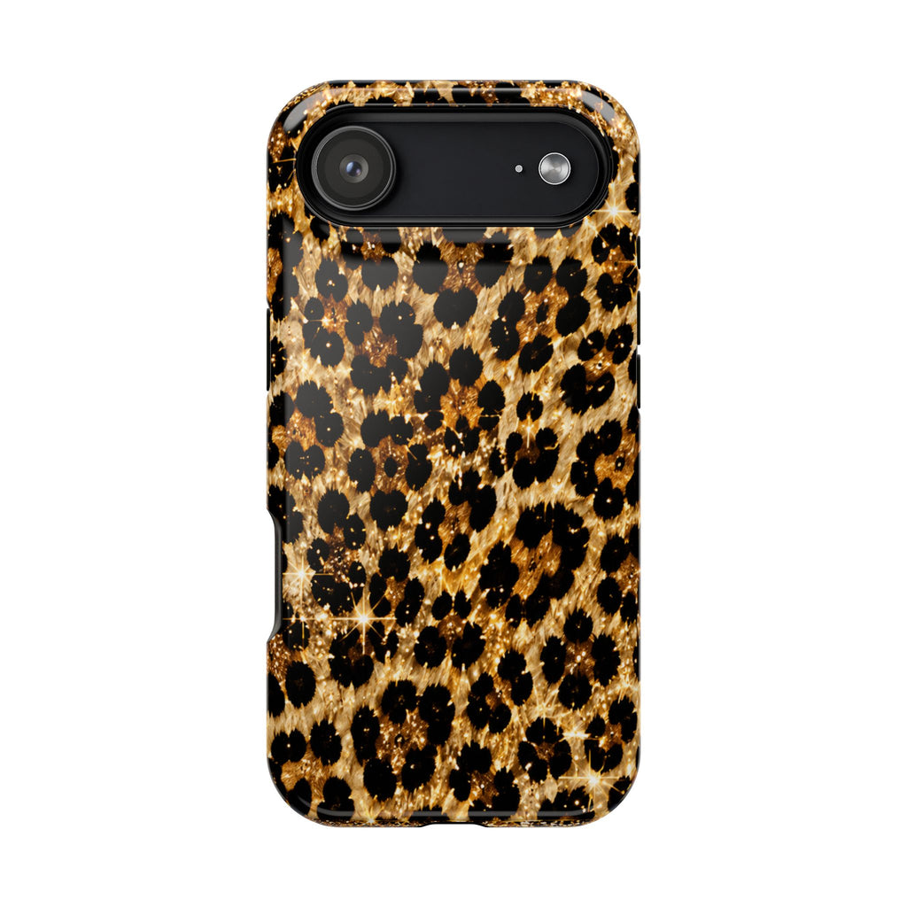 Leopard Print Magnetic Impact-Resistant Phone Case