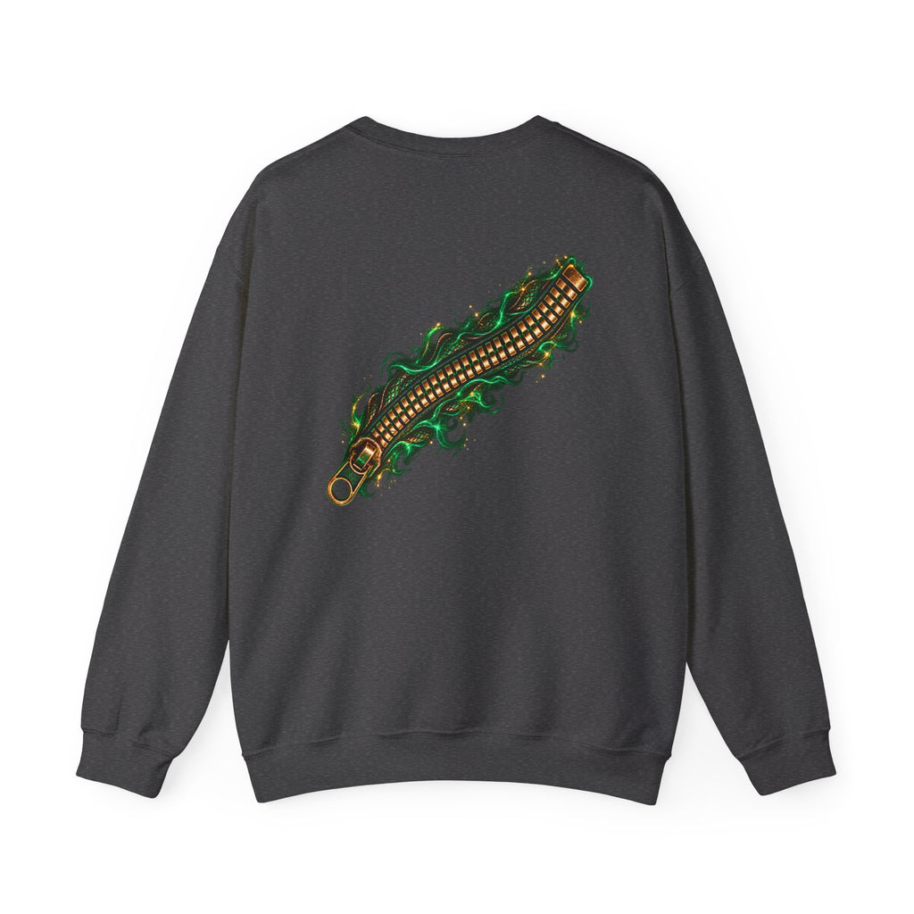 Medusa Zipper Men’s Sweatshirt | Front & Back Mythology Crewneck