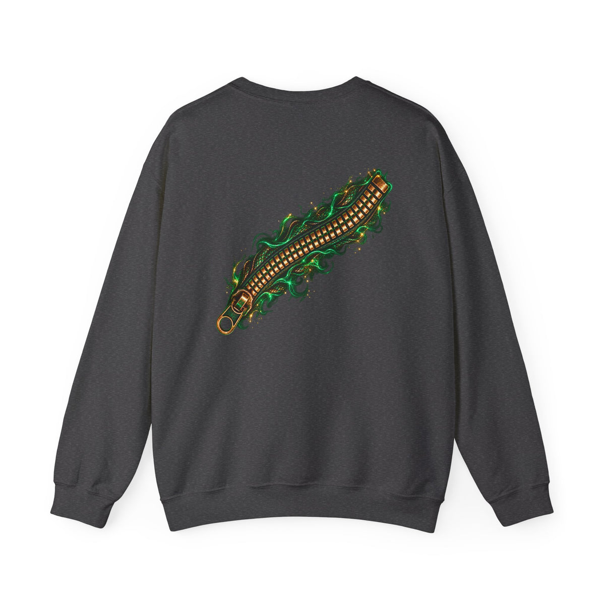 Medusa Zipper Men’s Sweatshirt | Front & Back Mythology Crewneck