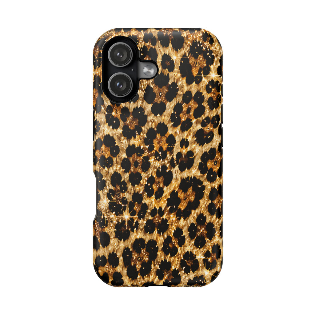 Leopard Print Magnetic Impact-Resistant Phone Case