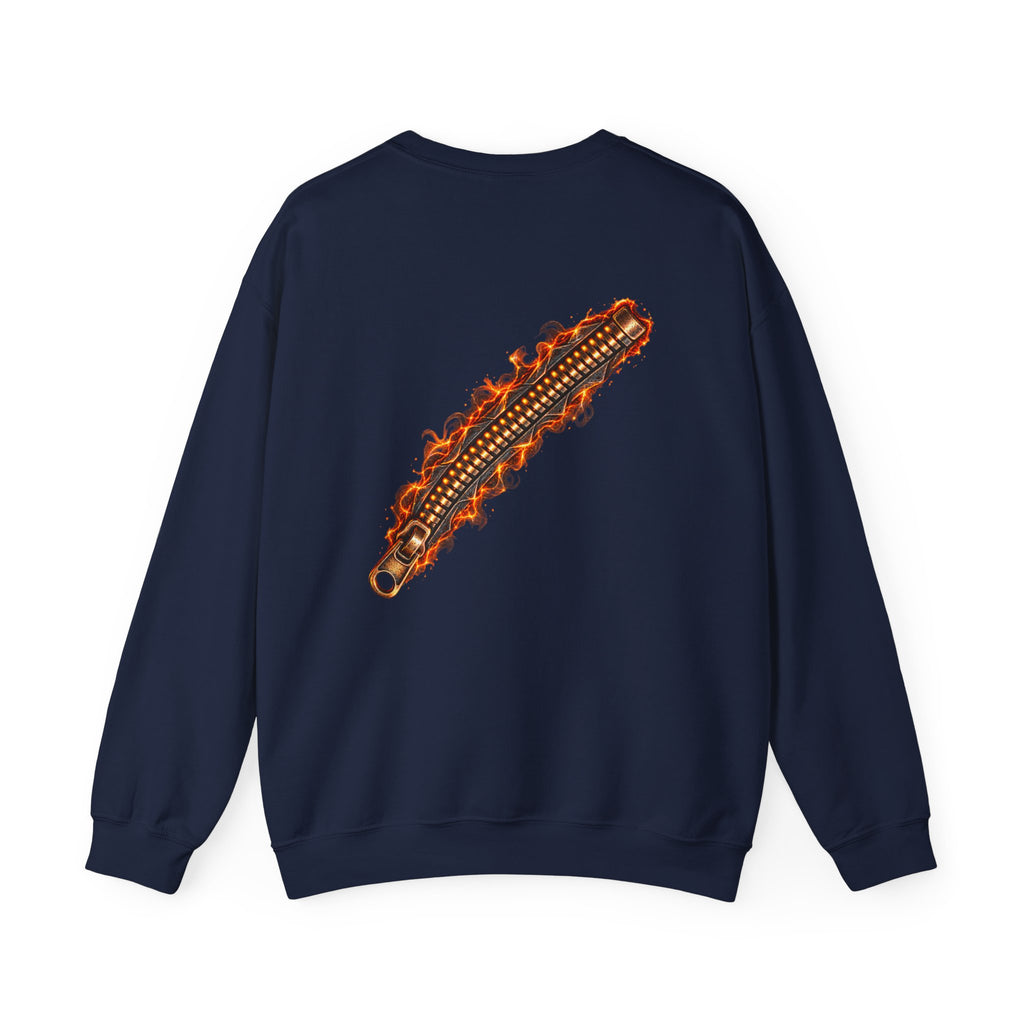 Mummy Zipper Halloween Graphic Sweatshirt