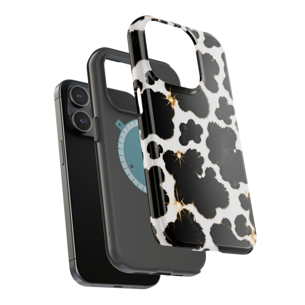 Cow Print Magnetic Impact-Resistant Phone Case