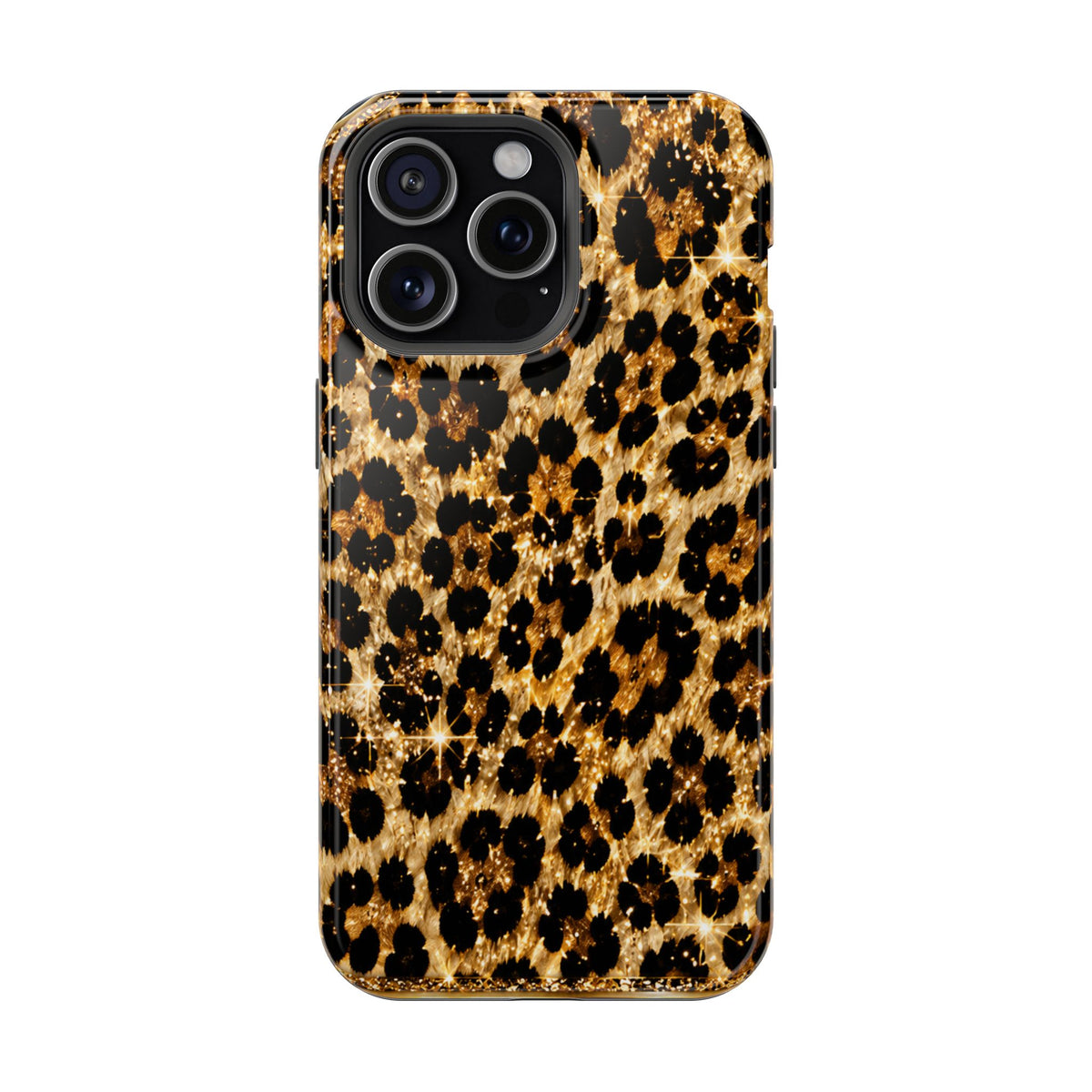 Leopard Print Magnetic Impact-Resistant Phone Case