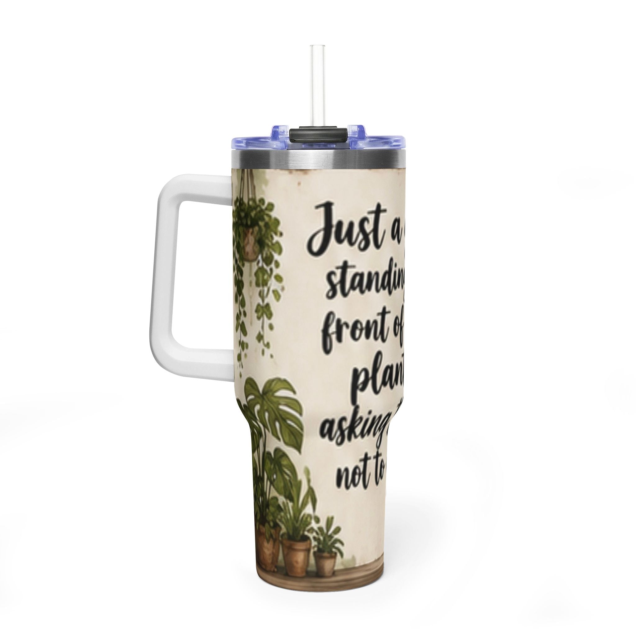 Plant Lover  40 oz  -Stainless Steel Tumbler,