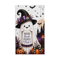 Halloween Ghost Wash Brush Floss Flush Hand Towel | Cute Halloween Bathroom Decor