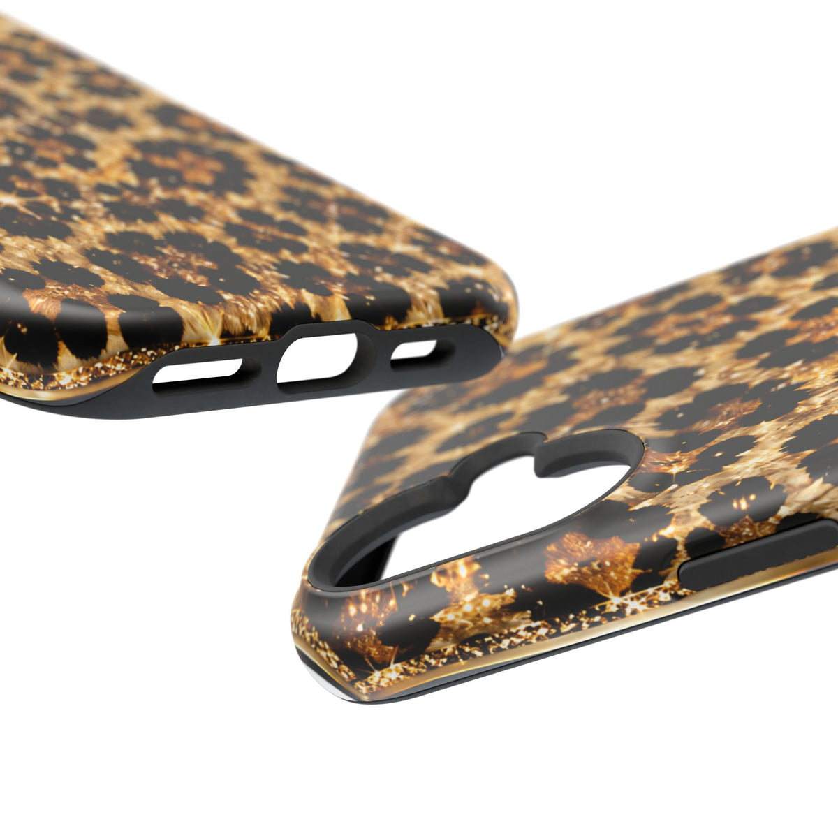 Leopard Print Magnetic Impact-Resistant Phone Case