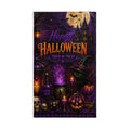 Halloween Trick or Treat Hand Towel | Dark Gothic Halloween Bathroom Decor