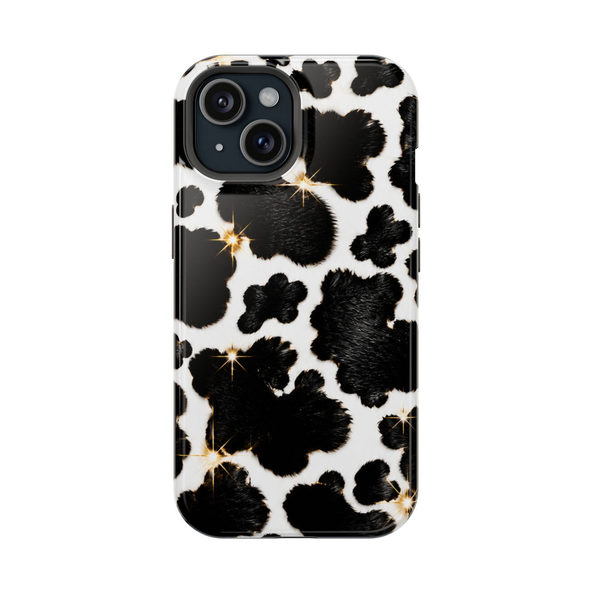 Cow Print Magnetic Impact-Resistant Phone Case
