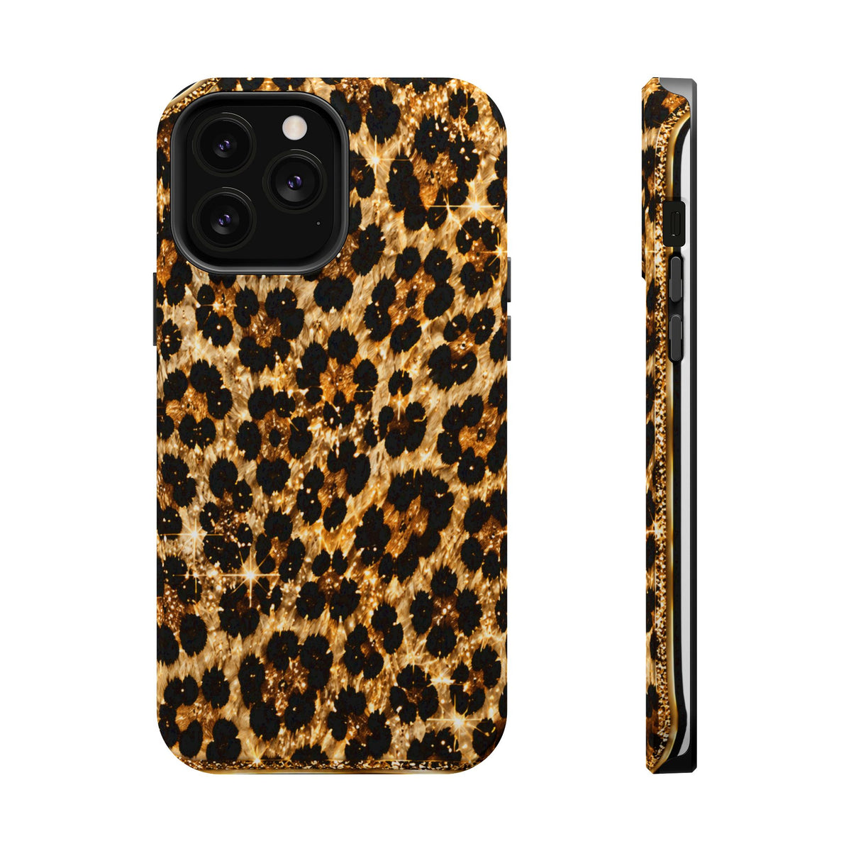Leopard Print Magnetic Impact-Resistant Phone Case