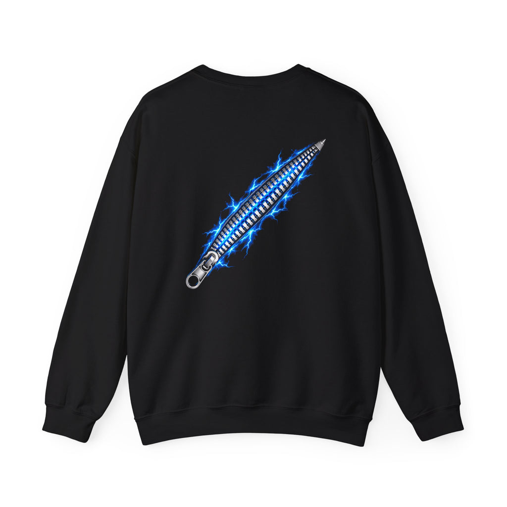 Werewolf  Ripper Zipper Graphic Crewneck Sweatshirt