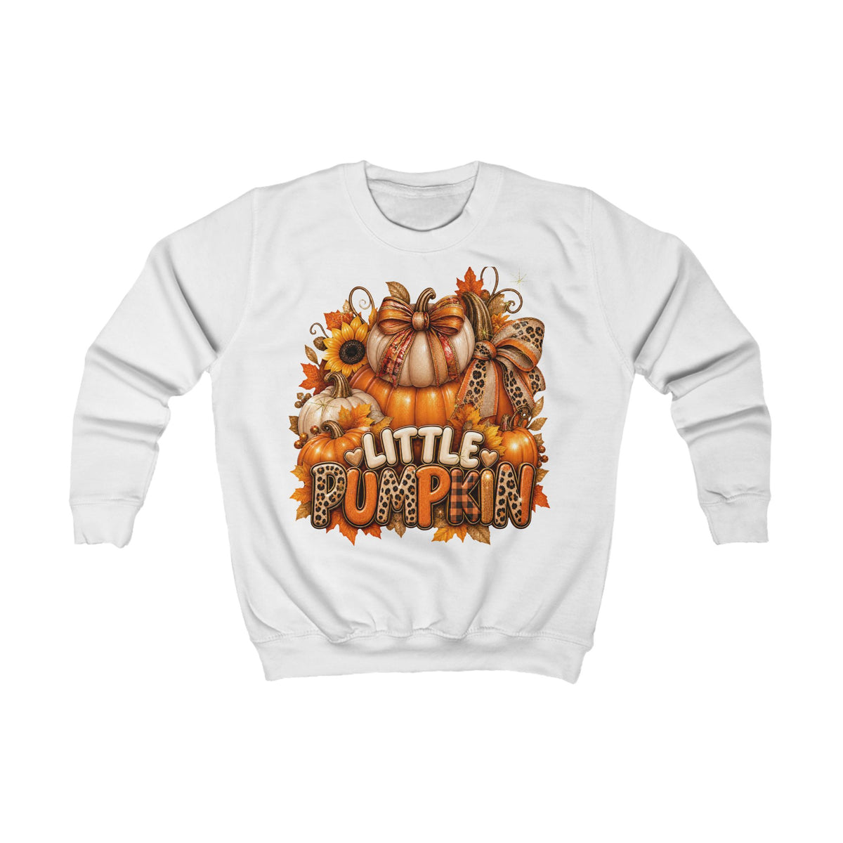 Little Pumpkin Kids Sweatshirt | Fall Harvest Graphic
