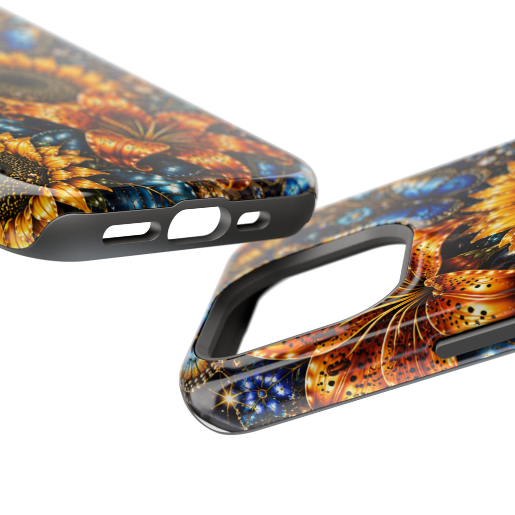 Sunflower & Blue Butterfly Magnetic Impact Phone Case