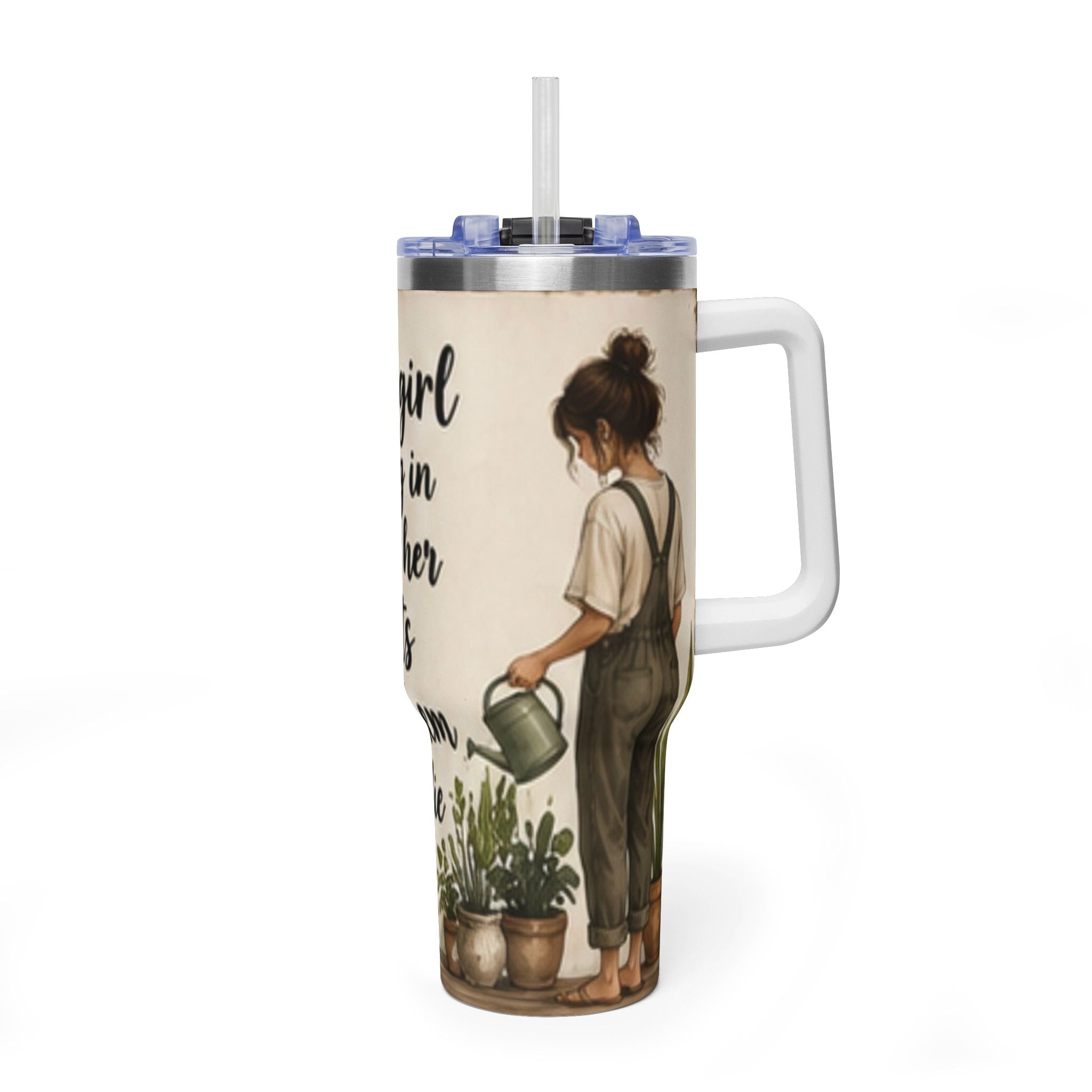 Plant Lover  40 oz  -Stainless Steel Tumbler,