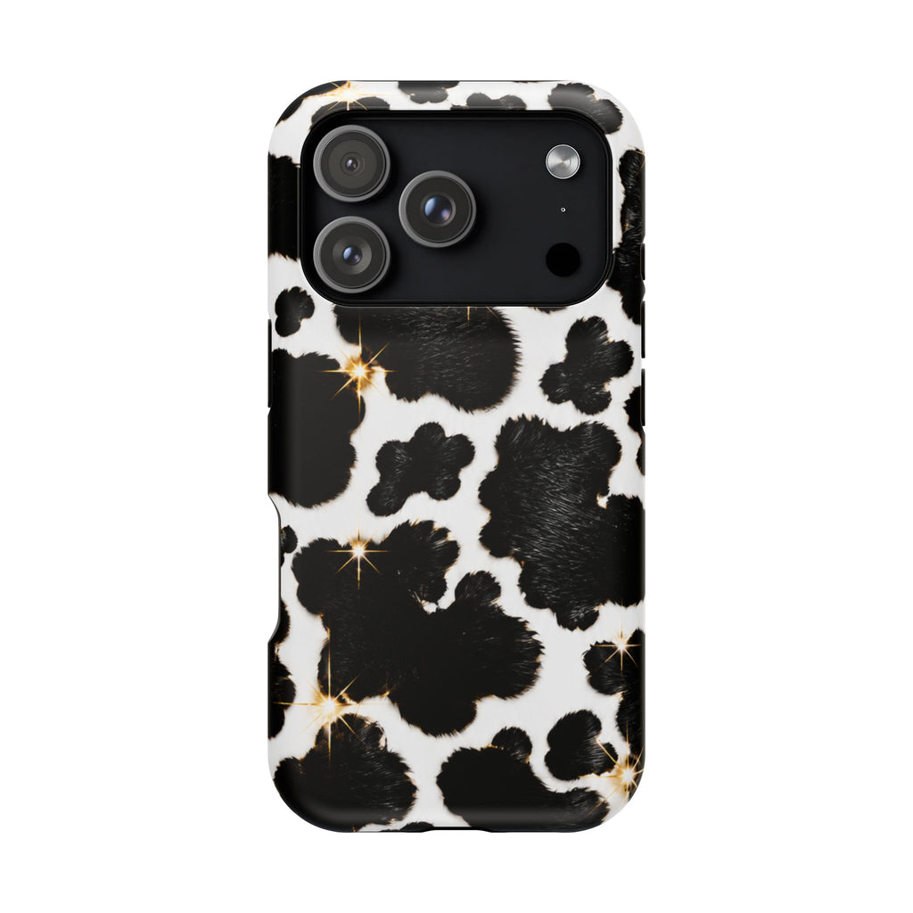 Cow Print Magnetic Impact-Resistant Phone Case