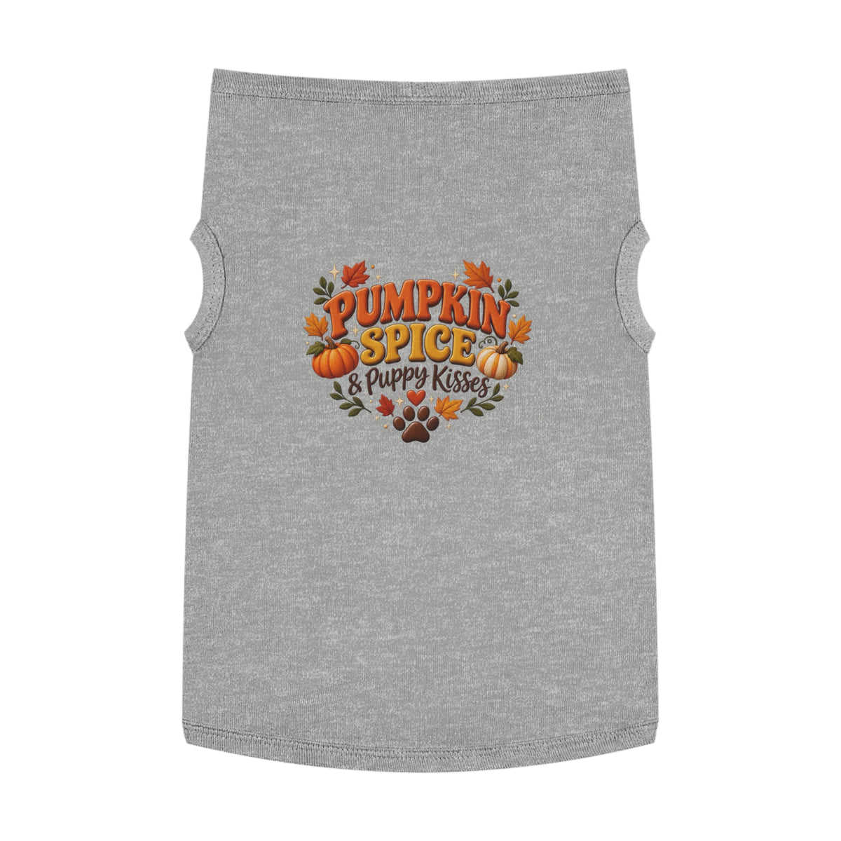 Pumpkin Spice & Puppy Kisses Dog Pet Tank