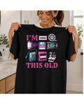 I'm This Old Retro 80s & 90s Nostalgia T-Shirt