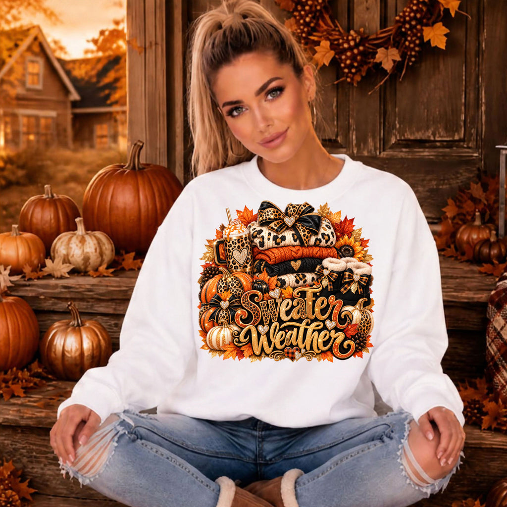 Sweater Weather Fall Crewneck Sweatshirt