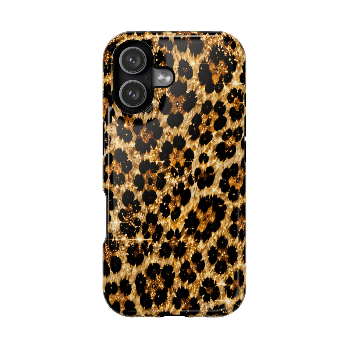 Leopard Print Magnetic Impact-Resistant Phone Case