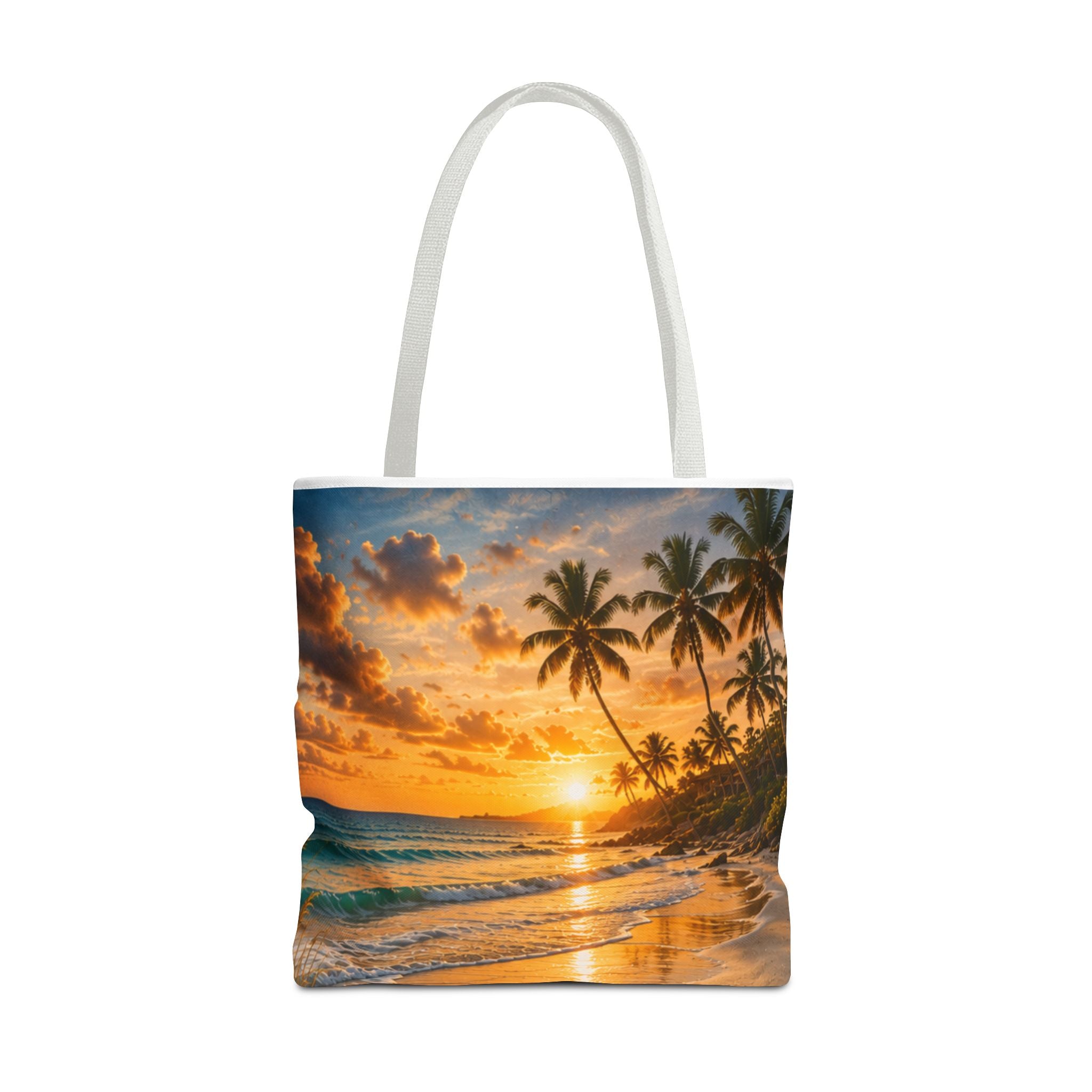 The Beach Is My Home Away From Home | AOP Tote Bag | Coastal Serenity Collection