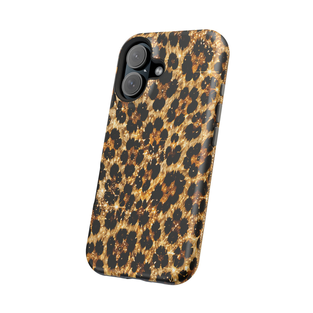 Leopard Print Magnetic Impact-Resistant Phone Case