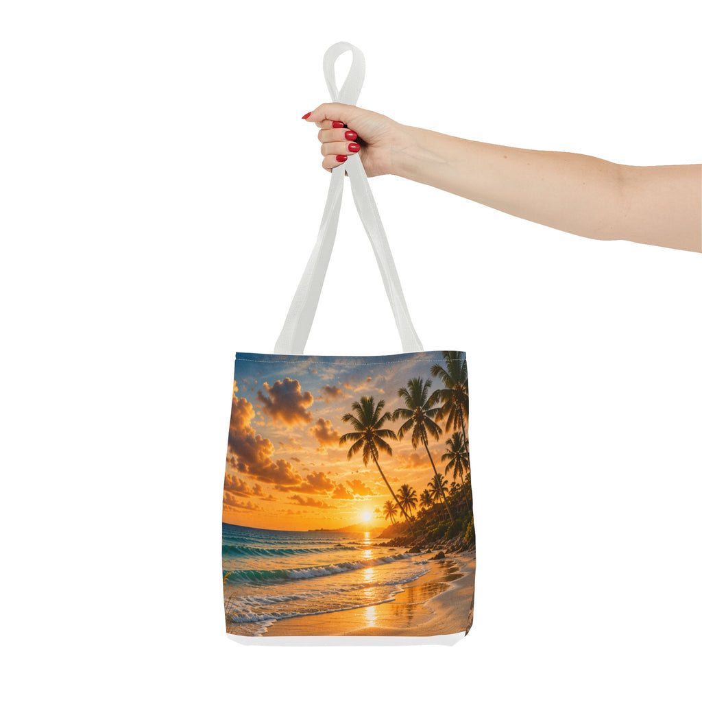 The Beach Is My Home Away From Home | AOP Tote Bag | Coastal Serenity Collection