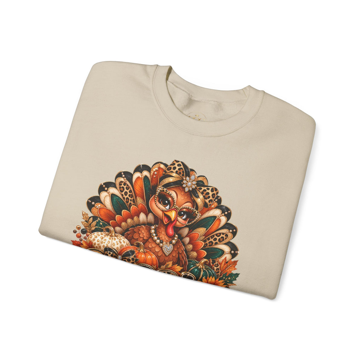 Thanksgiving 'Gobble' Turkey Crewneck Sweatshirt