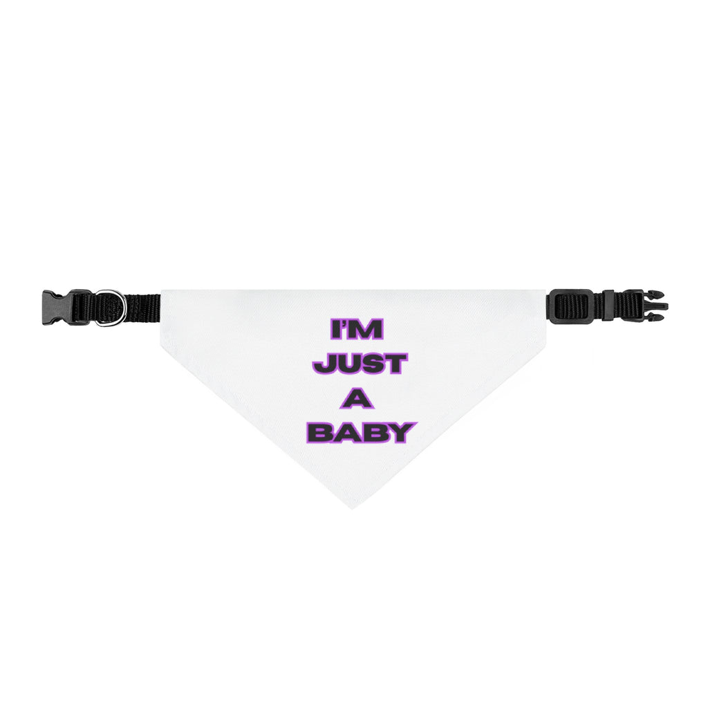 I'm Just A Baby Clip-on Pet Bandana