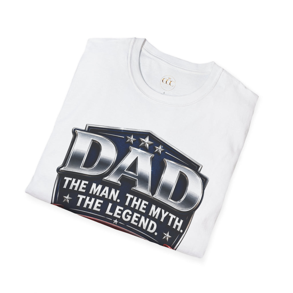 🏆 Dad – The Man. The Myth. The Legend. Built Different Father's Day T-Shirt