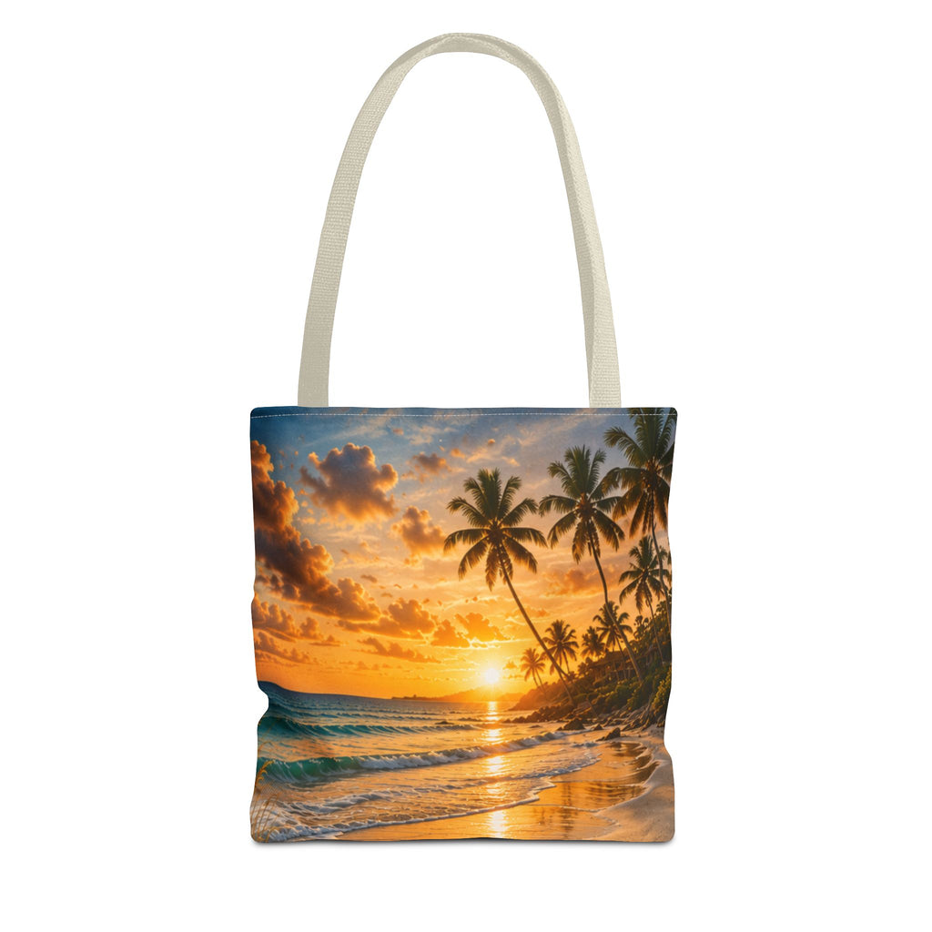 The Beach Is My Home Away From Home | AOP Tote Bag | Coastal Serenity Collection