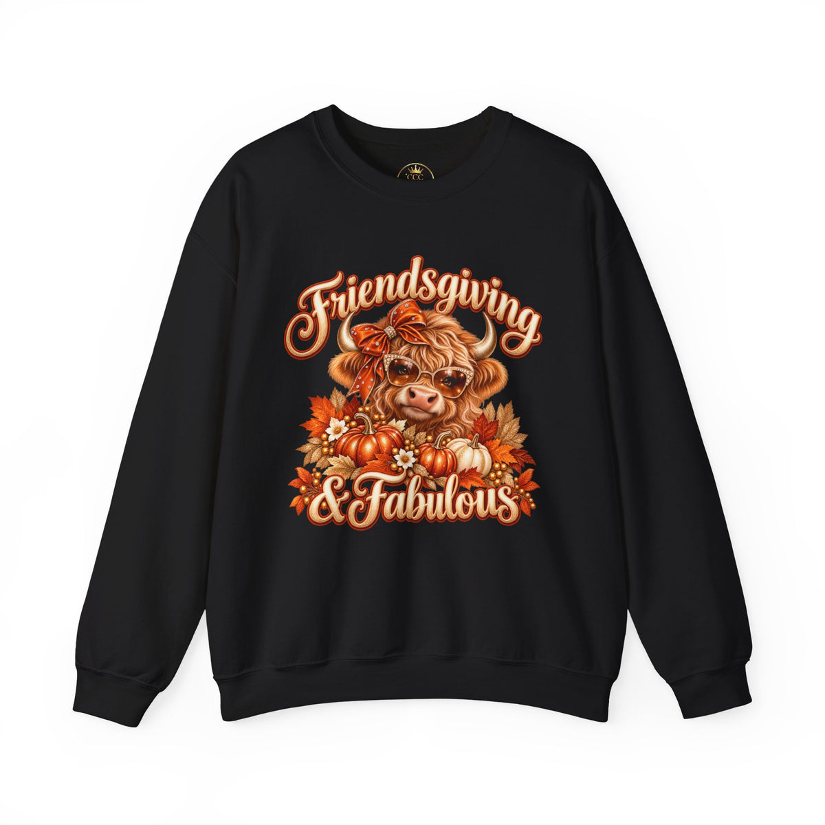 Friendsgiving and Fabulous Sweatshirt | Fall Graphic Crewneck