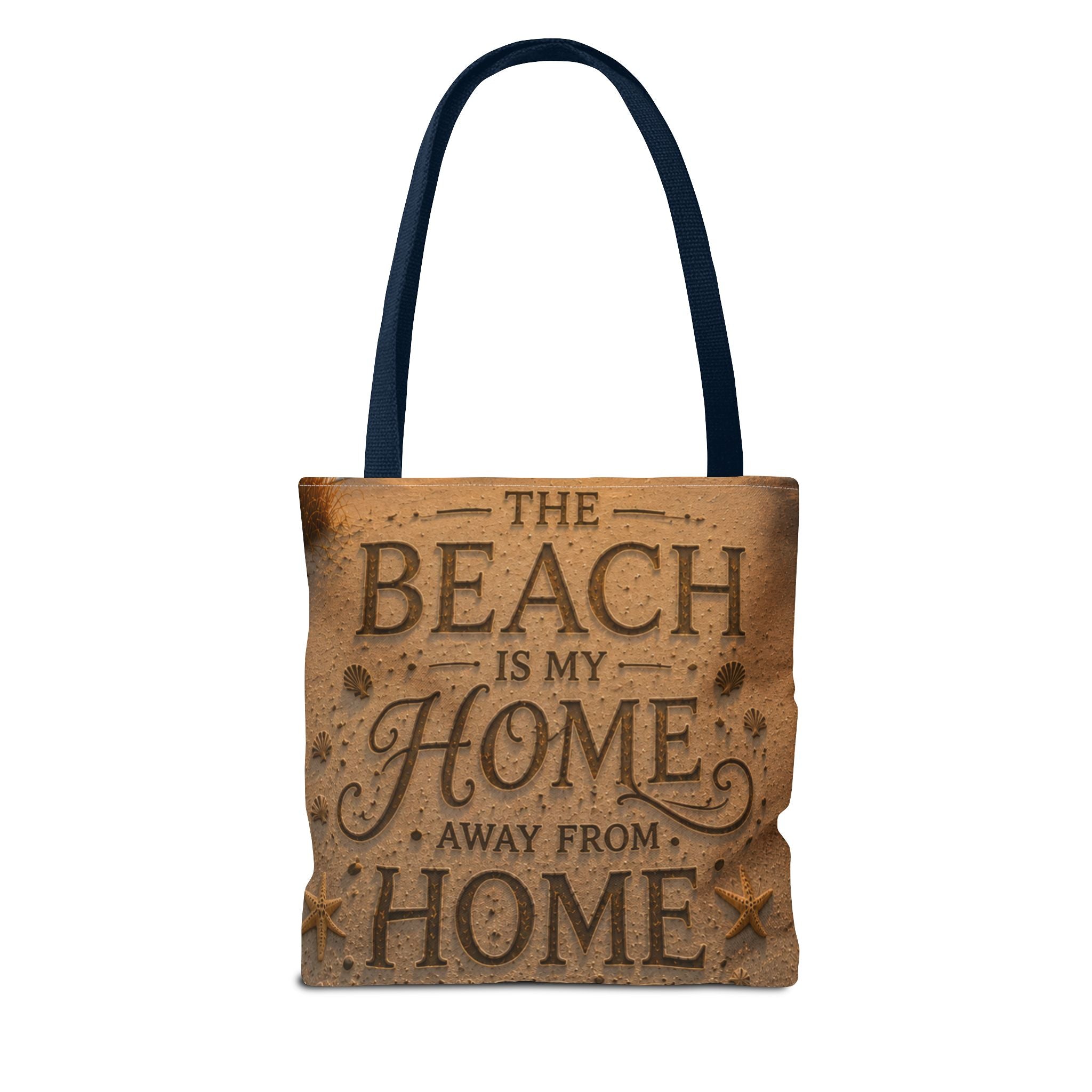 The Beach Is My Home Away From Home | AOP Tote Bag | Coastal Serenity Collection