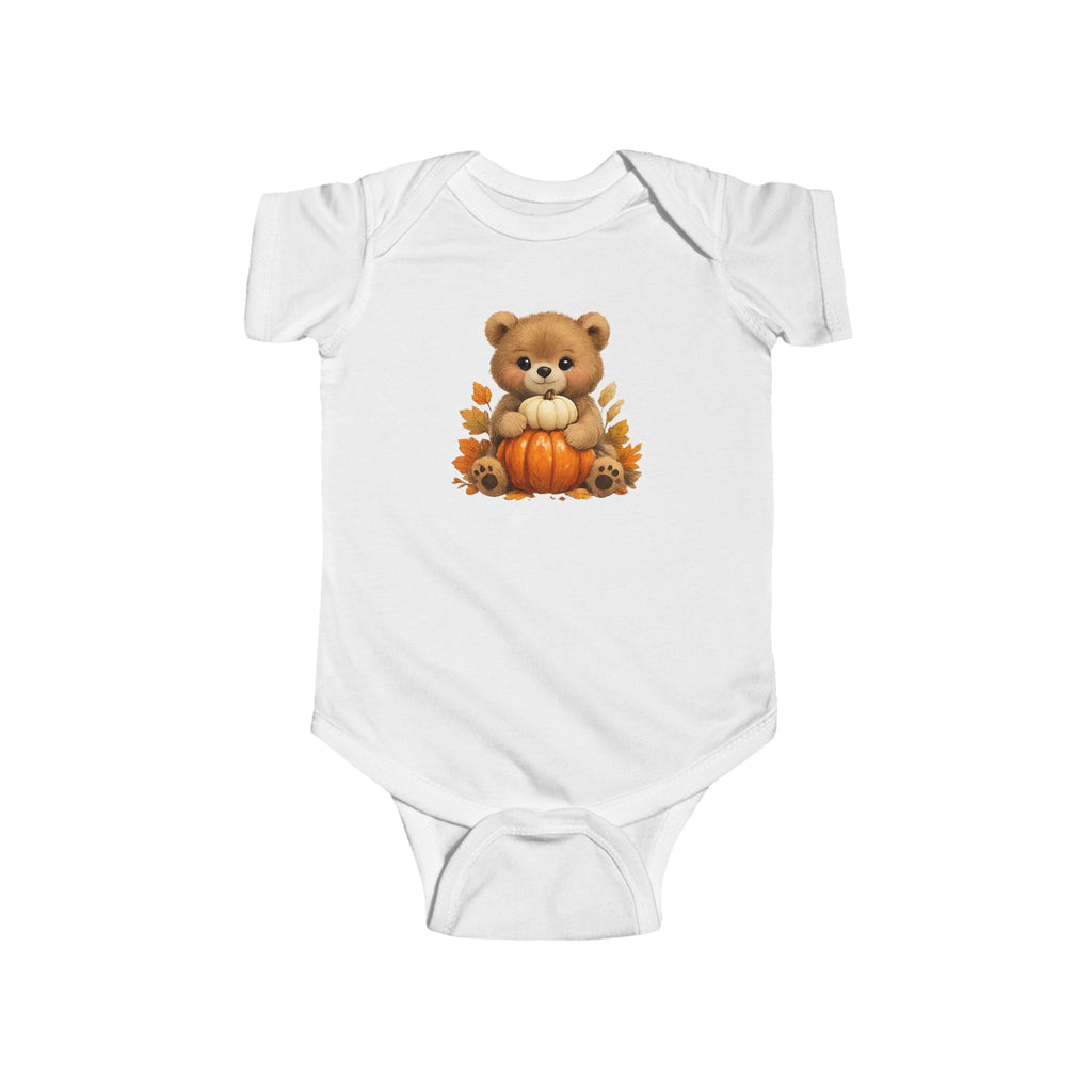 Fall Bear Baby Onesie