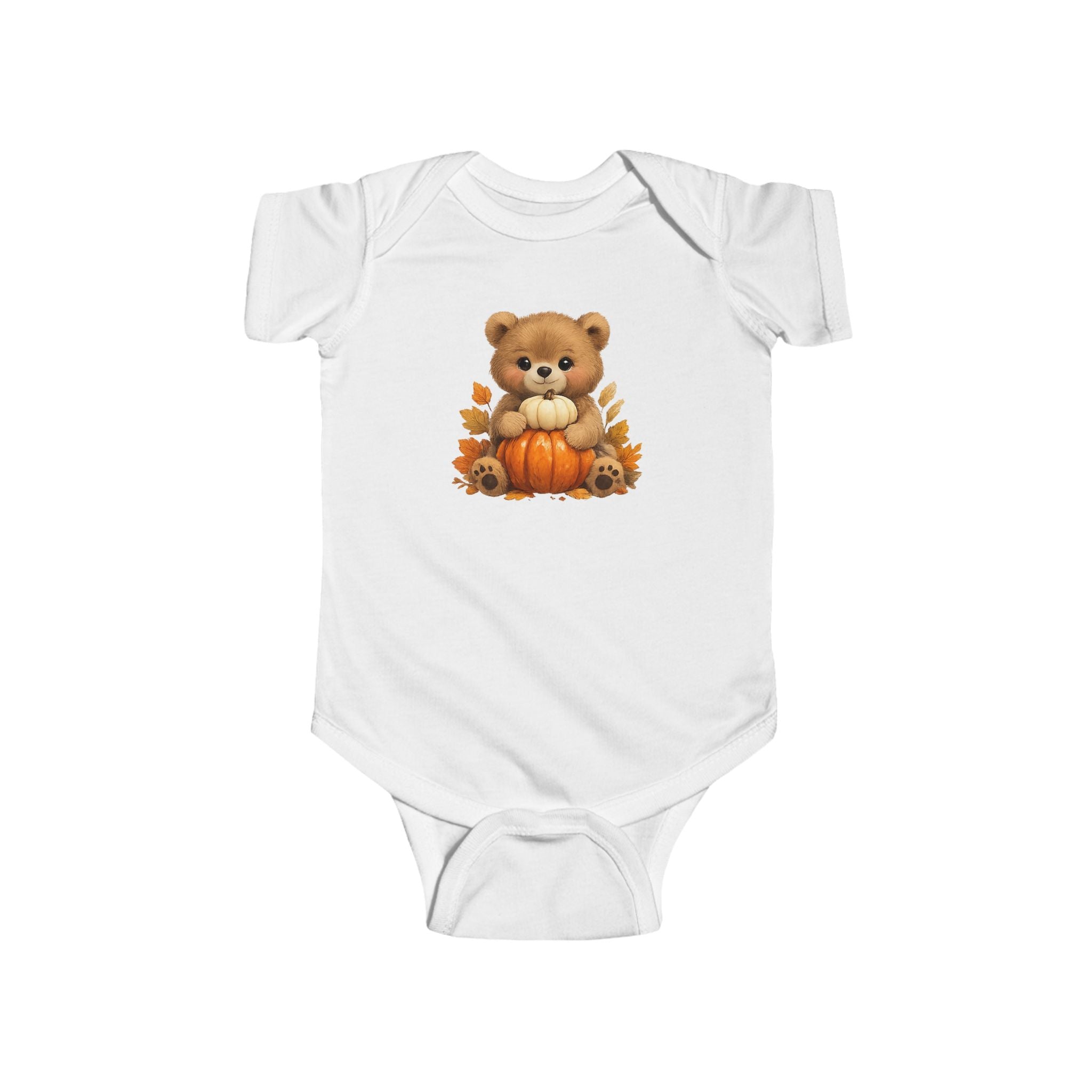Fall Bear Baby Onesie