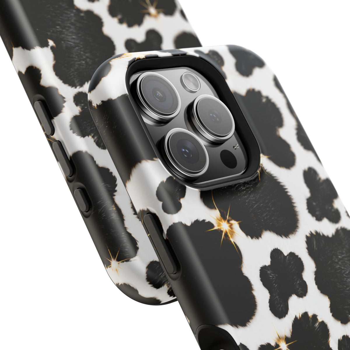 Cow Print Magnetic Impact-Resistant Phone Case