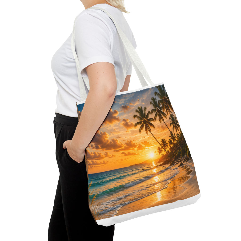 The Beach Is My Home Away From Home | AOP Tote Bag | Coastal Serenity Collection