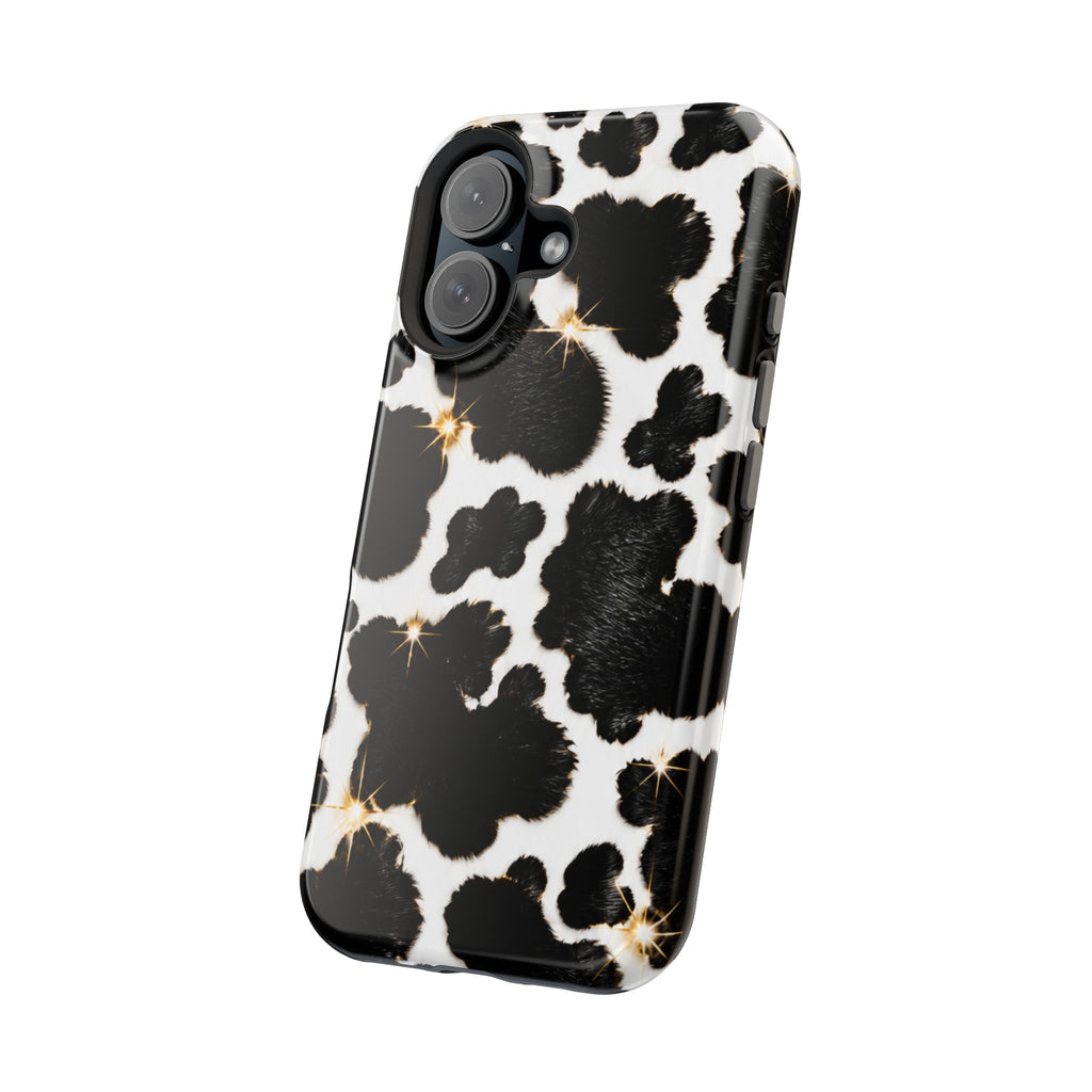 Cow Print Magnetic Impact-Resistant Phone Case