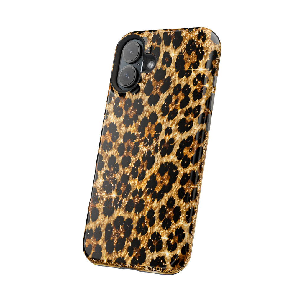Leopard Print Magnetic Impact-Resistant Phone Case