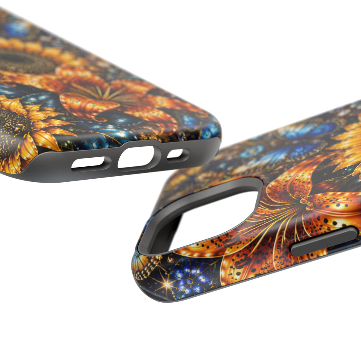 Sunflower & Blue Butterfly Magnetic Impact Phone Case