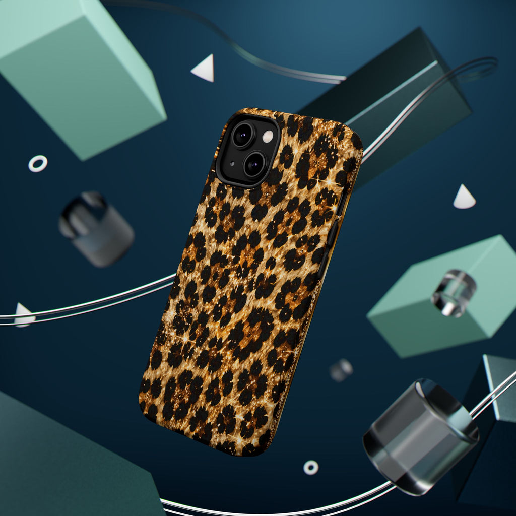 Leopard Print Magnetic Impact-Resistant Phone Case