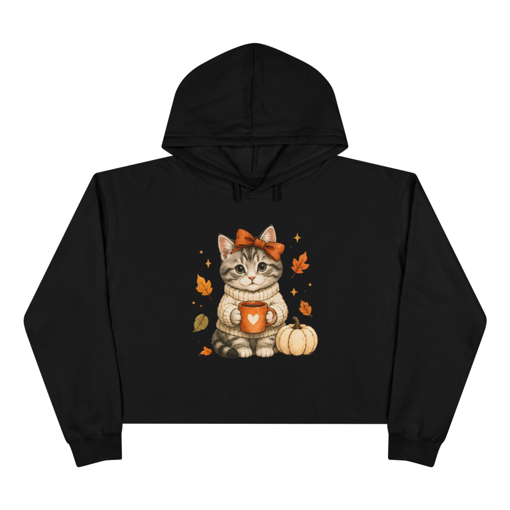 Autumn Kitty Cozy Sweatshirt | Fall Pumpkin Spice Cat Crewneck