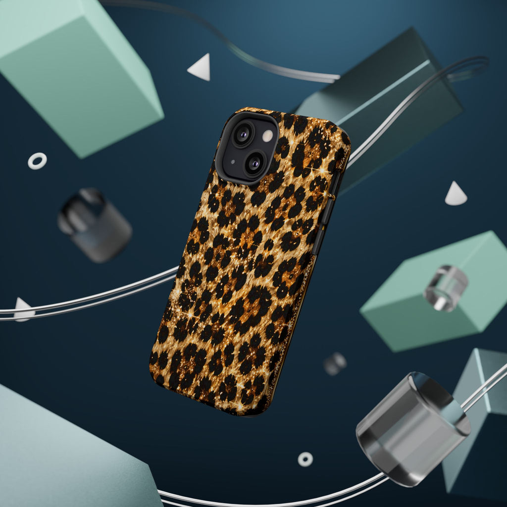 Leopard Print Magnetic Impact-Resistant Phone Case