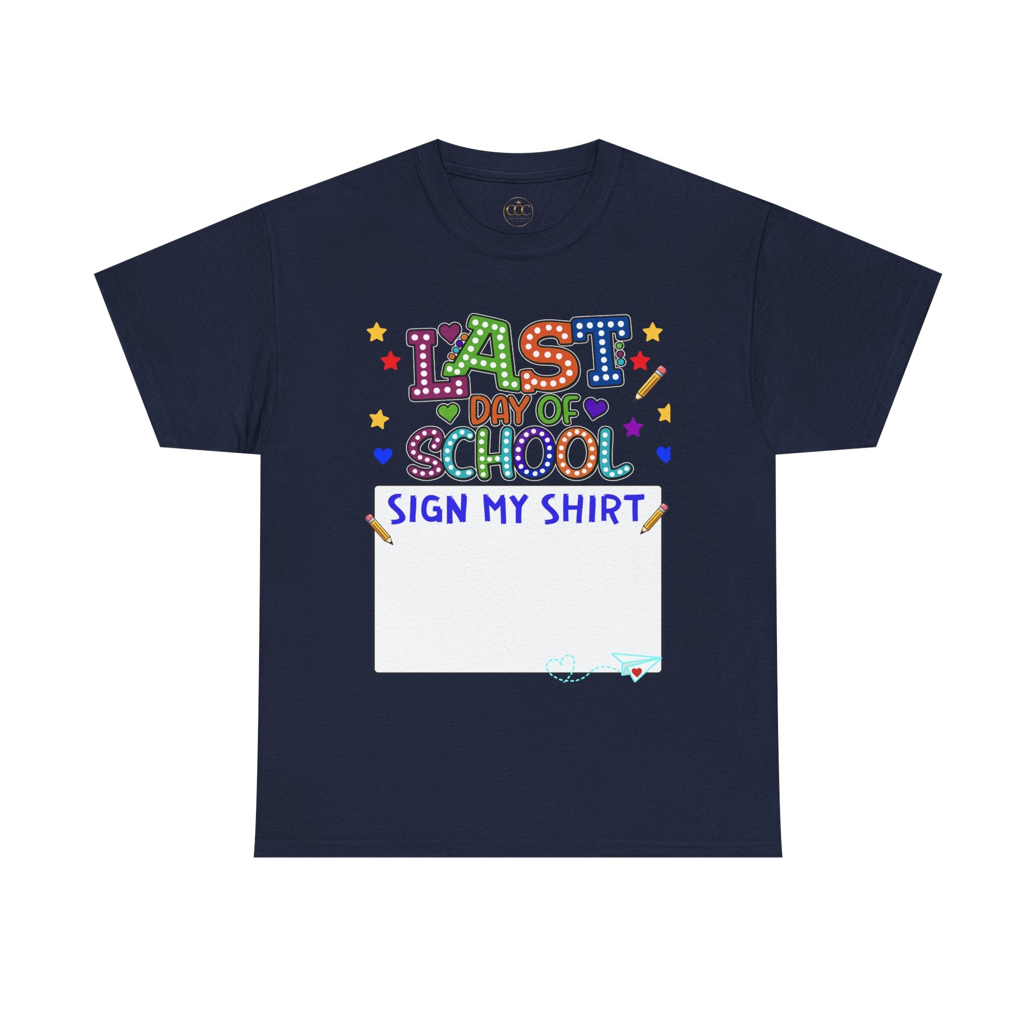 Last Day of School Sign My Shirt-Kids Graduation Tee