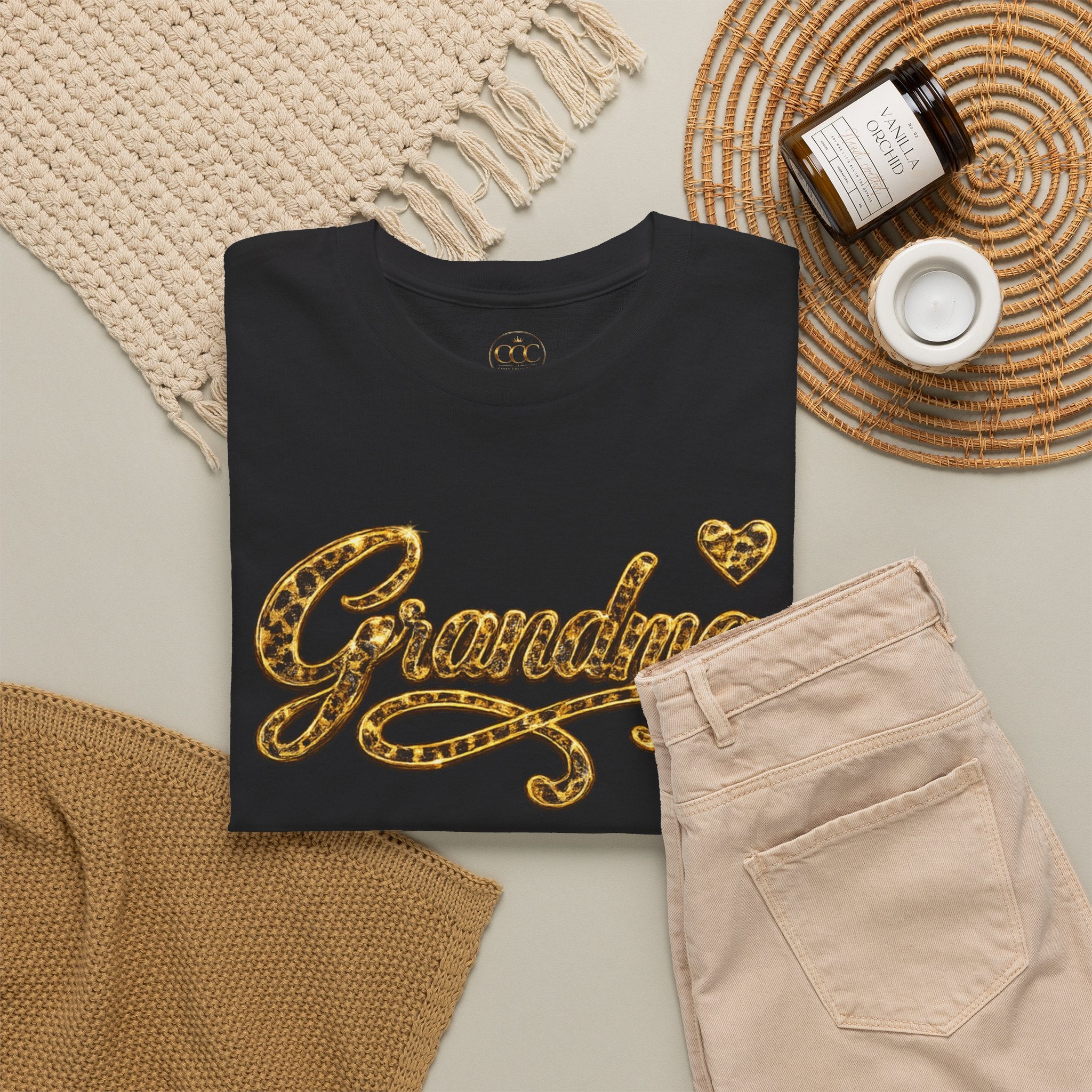 Grandma Gold Script Women's Graphic Tee