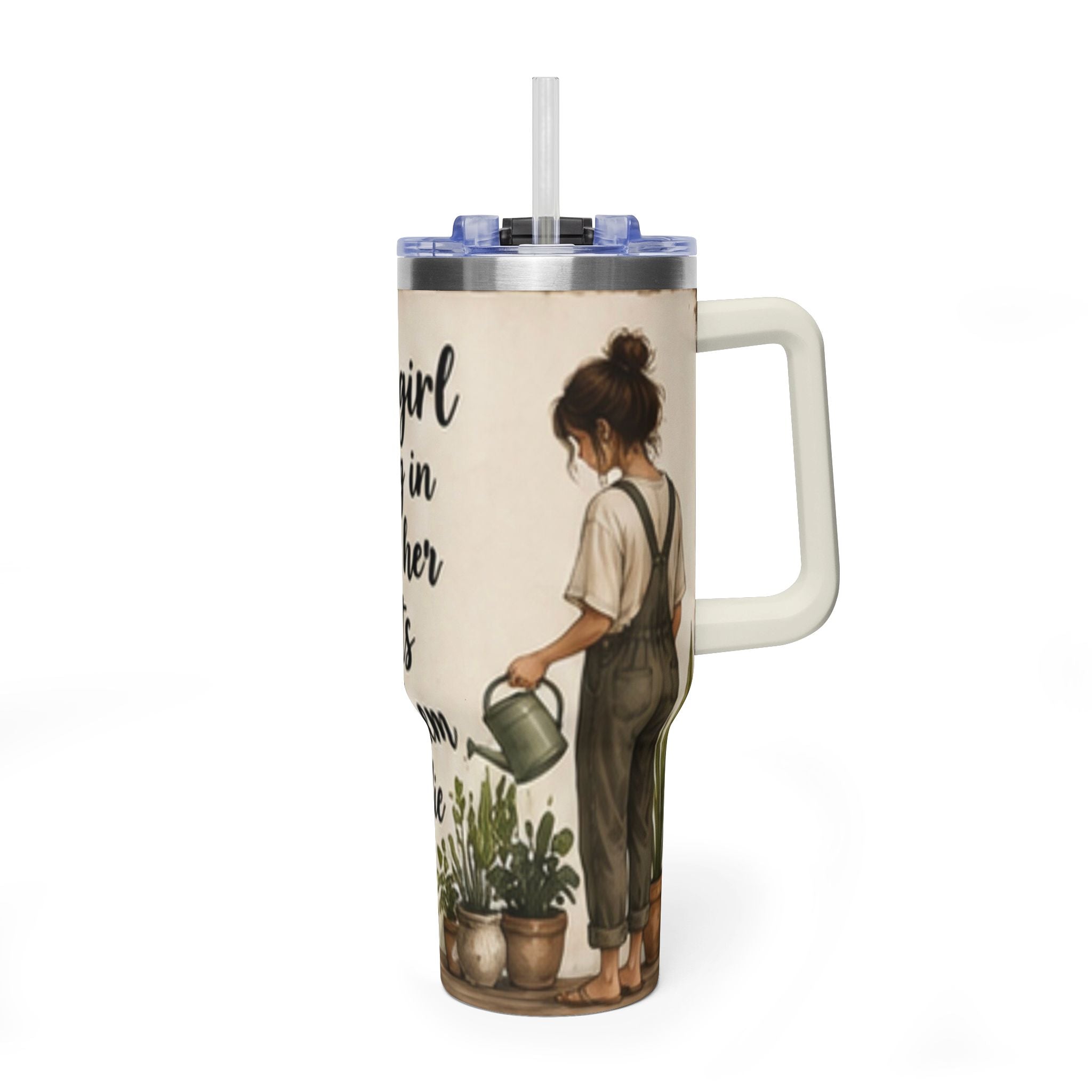 Plant Lover  40 oz  -Stainless Steel Tumbler,