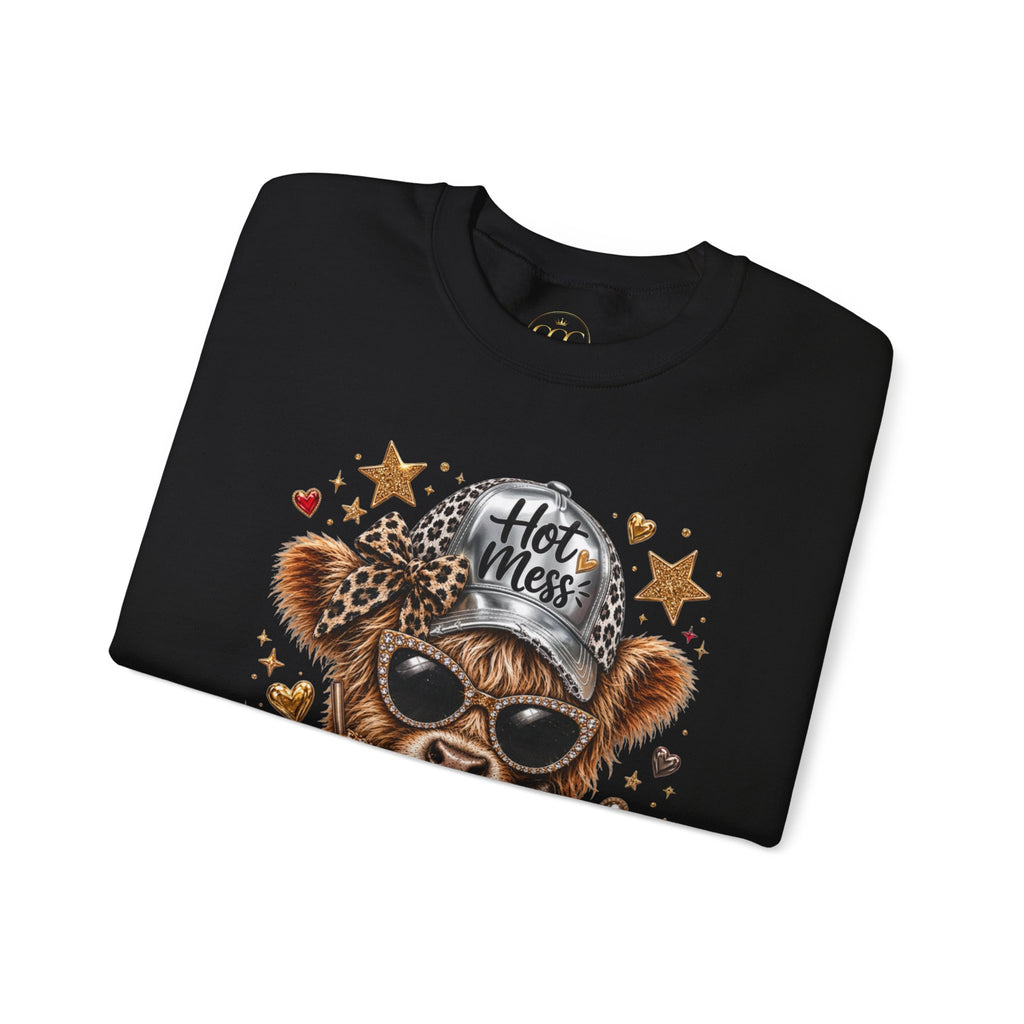 Leopard Cow Fall Crewneck Sweatshirt