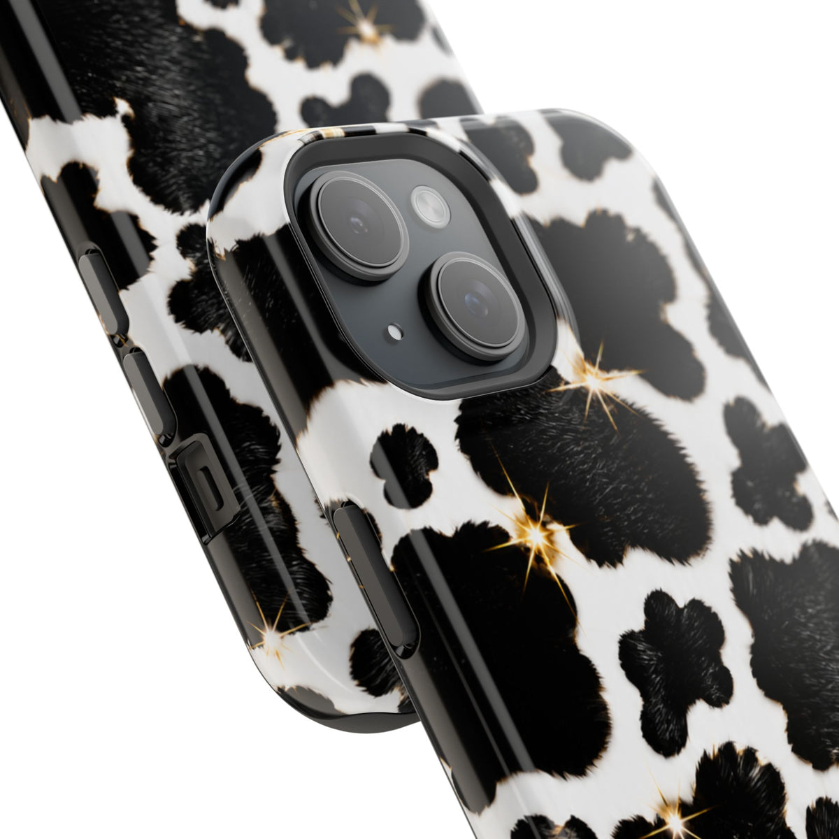 Cow Print Magnetic Impact-Resistant Phone Case