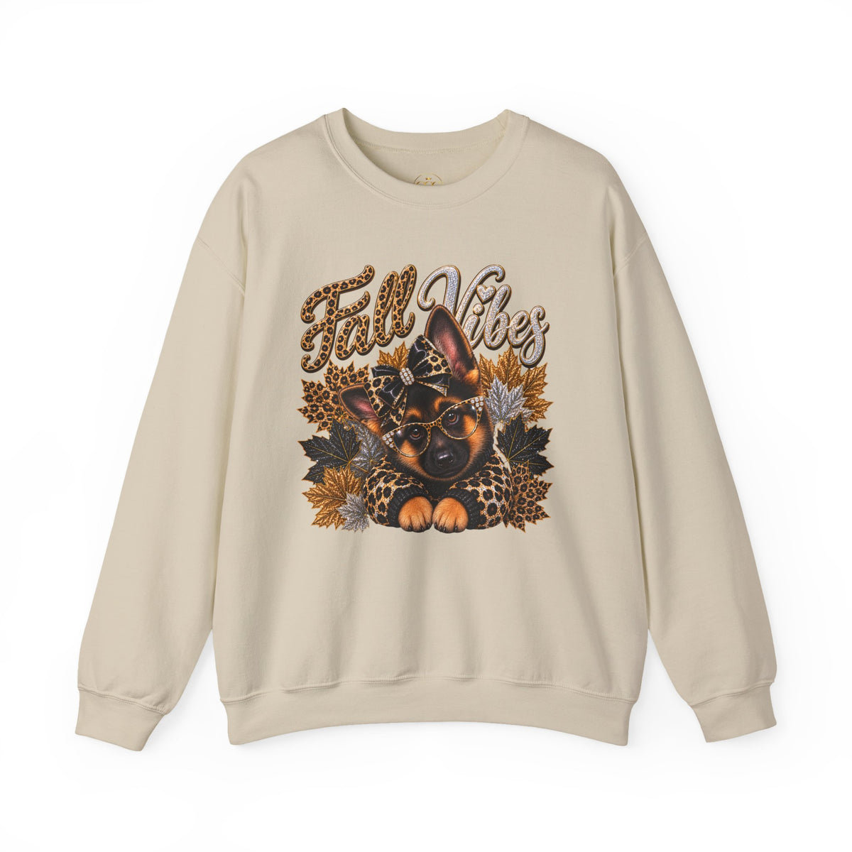 Fall Vibes German Shepherd Sweatshirt | Dog Mom Fall Crewneck